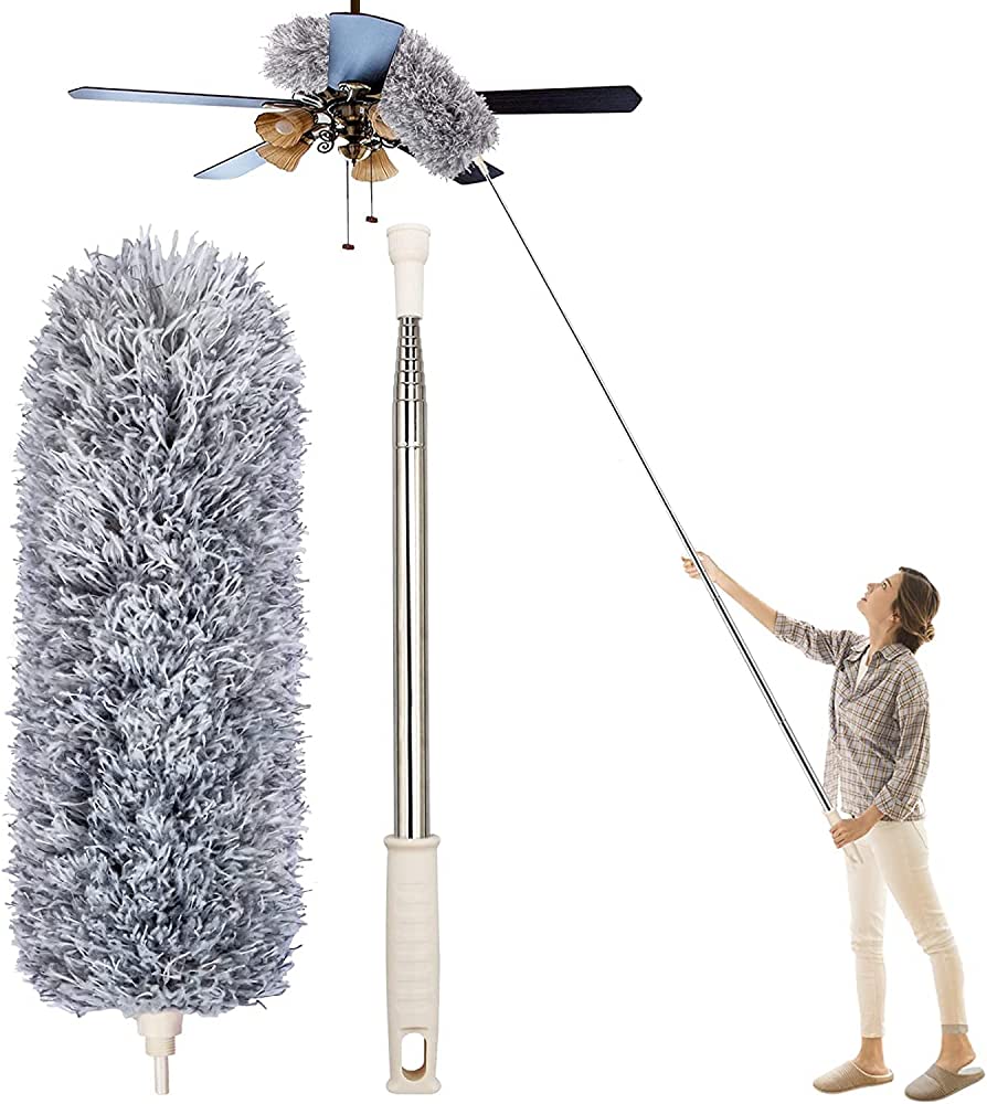 Microfibre Multipurpose Duster - Bendable, Washable and Extendable upto 100 inches - Your Home Decor