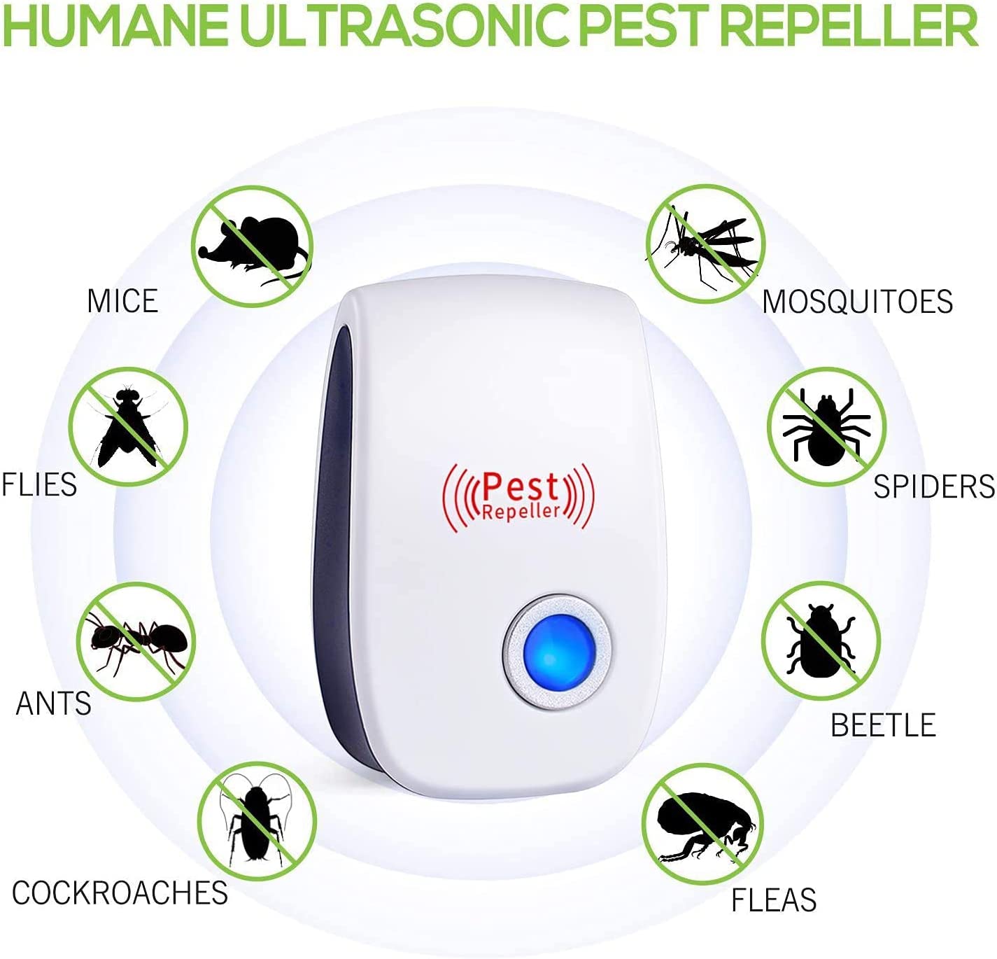 Ultrasonic pest repellent machine to Repel termite, Rats, Cockroach, mosquito, Home pest & Rodent repelling aid - Your Home Decor