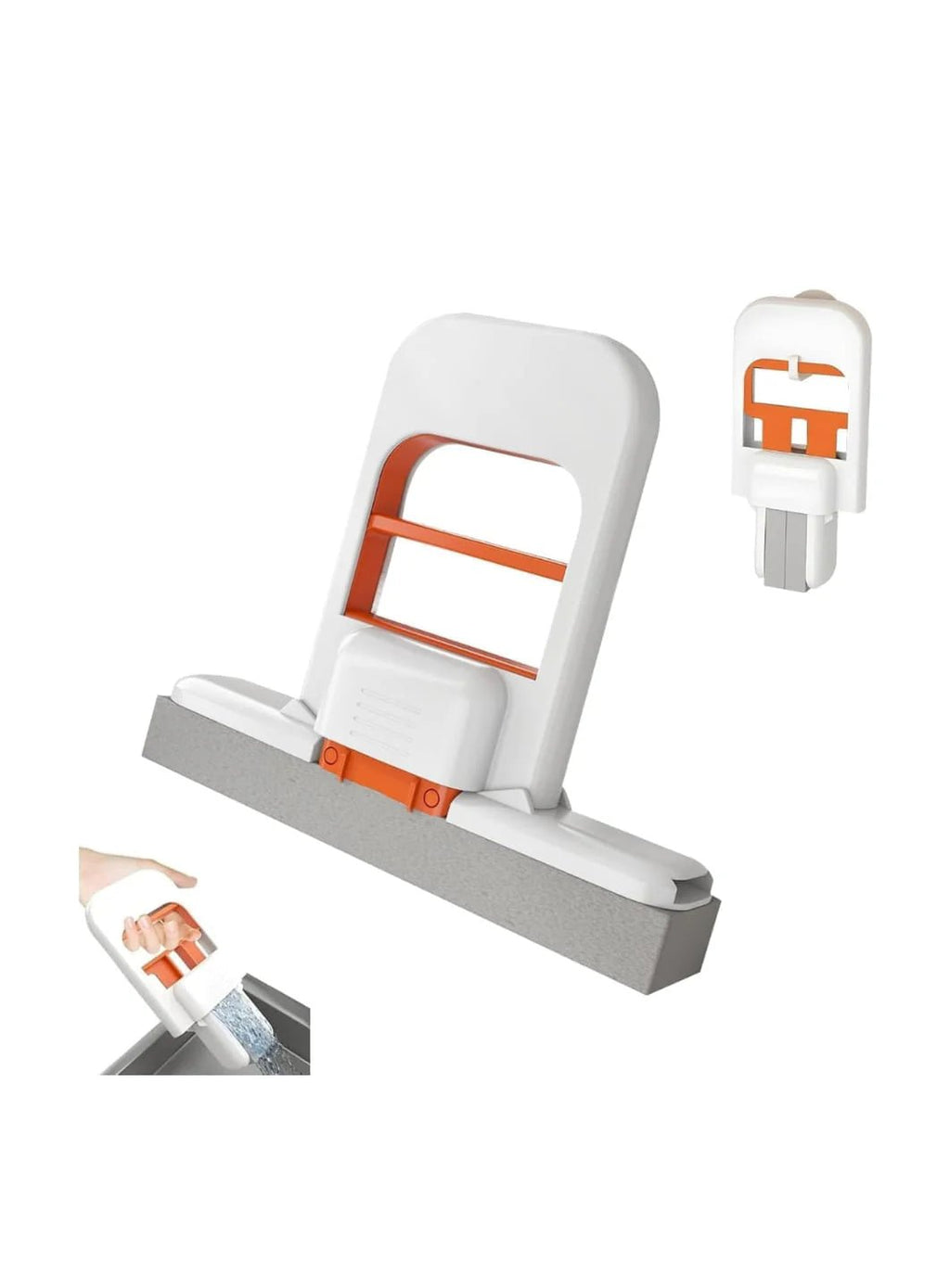 Buy 1 Get 1 FREE, Mini Foldable Portable Mop | Effortless Cleaning for Kitchen, Bathroom & Glass (Pack of 2) - Your Home Decor