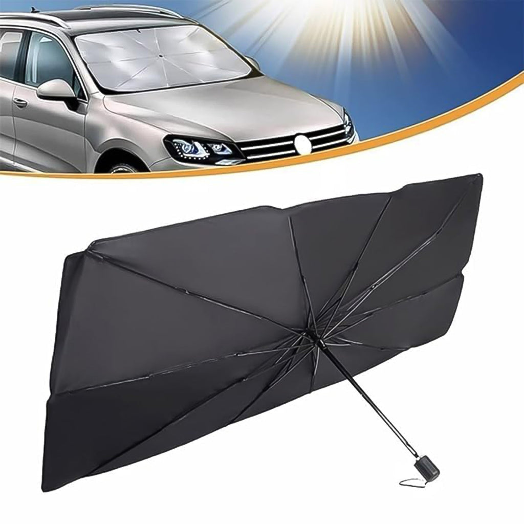 Foldable Car Windshield Sun Shade Umbrella | UV & Heat Protection for Cars & SUVs - SMV SALES