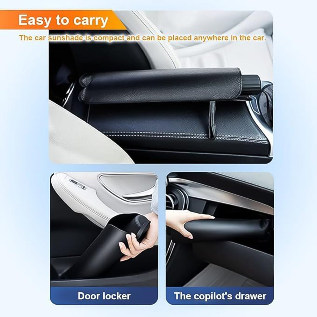 Foldable Car Windshield Sun Shade Umbrella | UV & Heat Protection for Cars & SUVs - SMV SALES