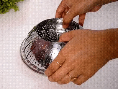 Foldable Stainless Steel Steamer Basket - Your Home Decor