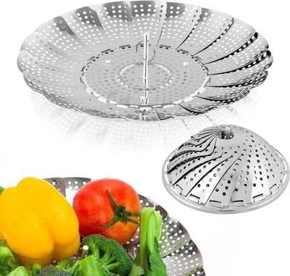HIGH QUALITY STAINLSS STEEL STEAMER BASKET - FOLDABLE & ADJUSTABLE - Your Home Decor