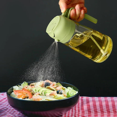 Premium 2 in 1 Glass Oil Dispenser Bottle 500ML - Your Home Decor
