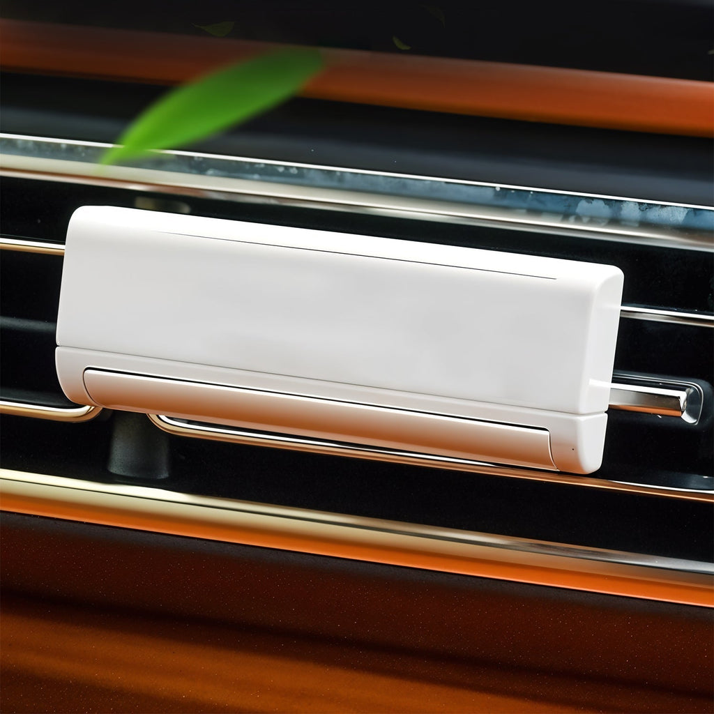 Solar-Powered Car Air Freshener | Mini AC Design Dashboard Perfume Diffuser - SMV SALES