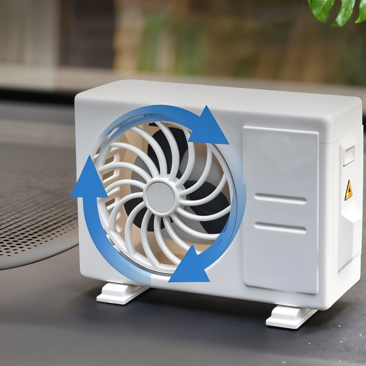 Solar-Powered Car Air Freshener | Mini AC Design Dashboard Perfume Diffuser - SMV SALES